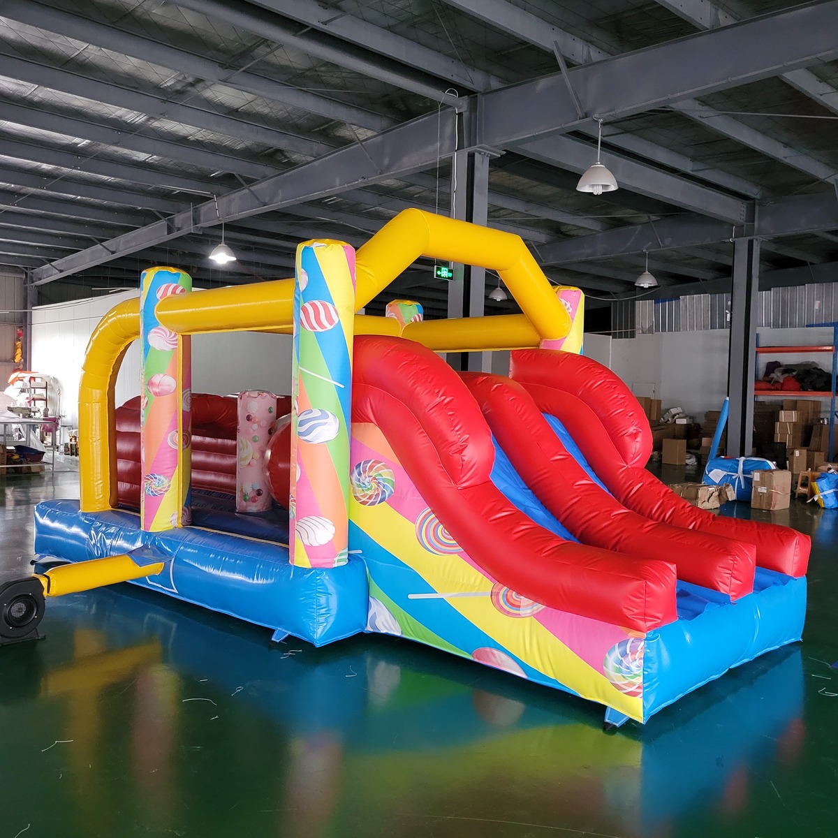 Play Kids Outdoor - Commercial PVC Tarpaulin Kids Inflatable Castle
