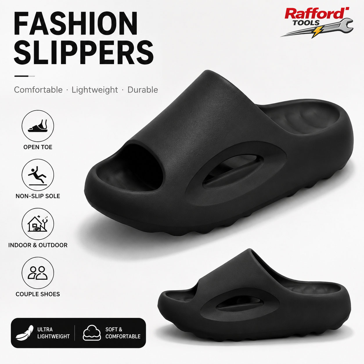 Kids Outdoor Tools - Rafford Men's & Women's Sport Slides,