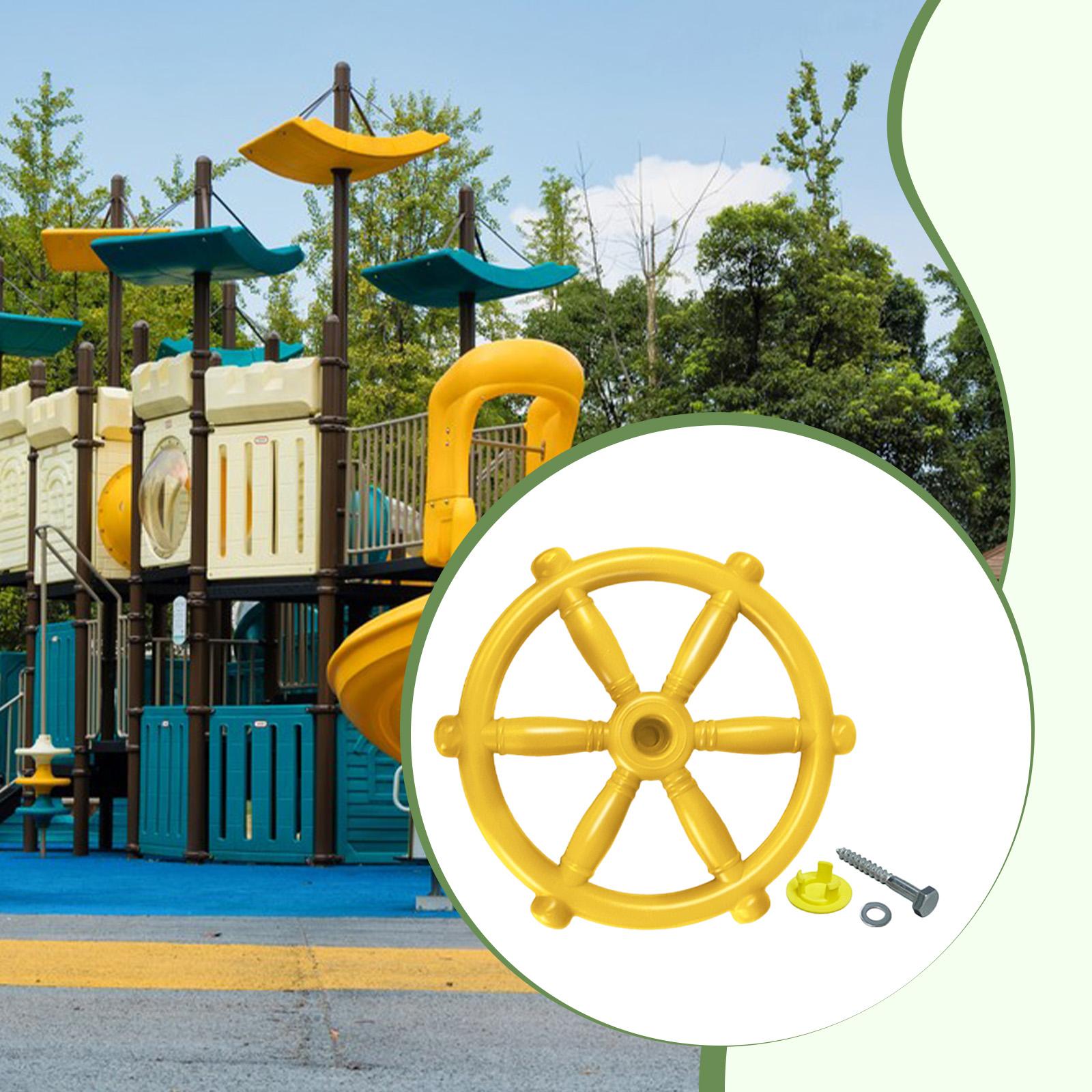 Kids Outdoor Ladder - Pirate Ship Wheel Toy Kids Steering