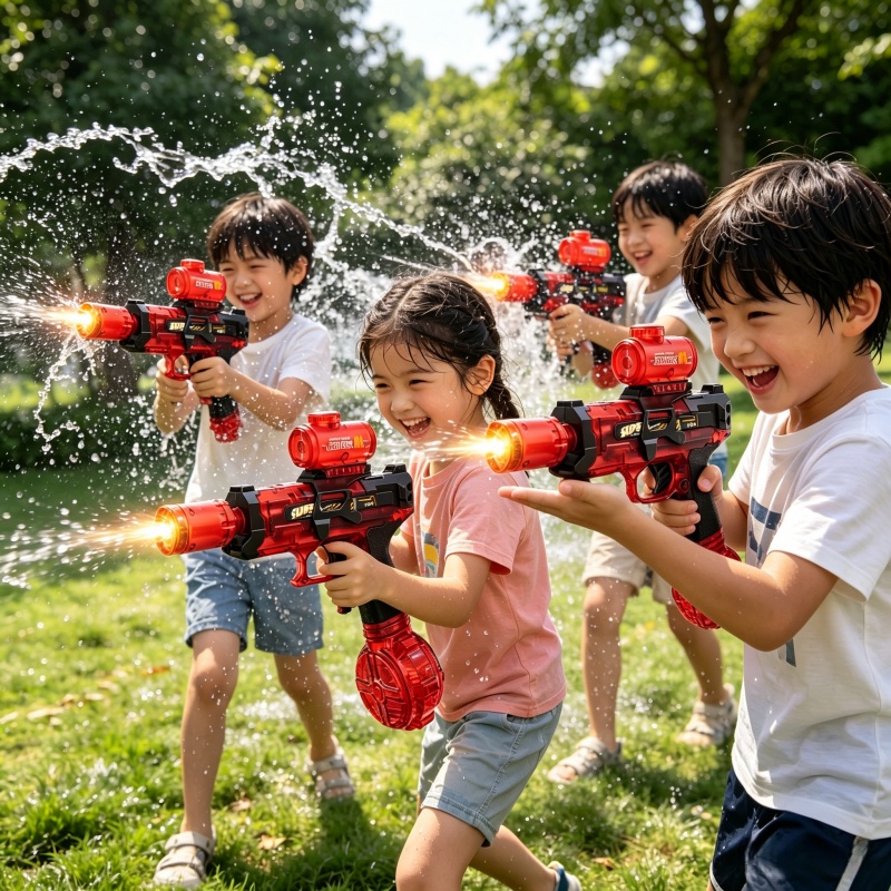 Water Gun Soaker - Simulated Firing Children Electric Water Guns