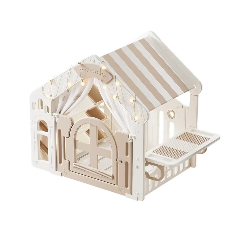 Kids Outdoor Cubby House - Modern Indoor/Outdoor Toddler Kids Plastic Tent