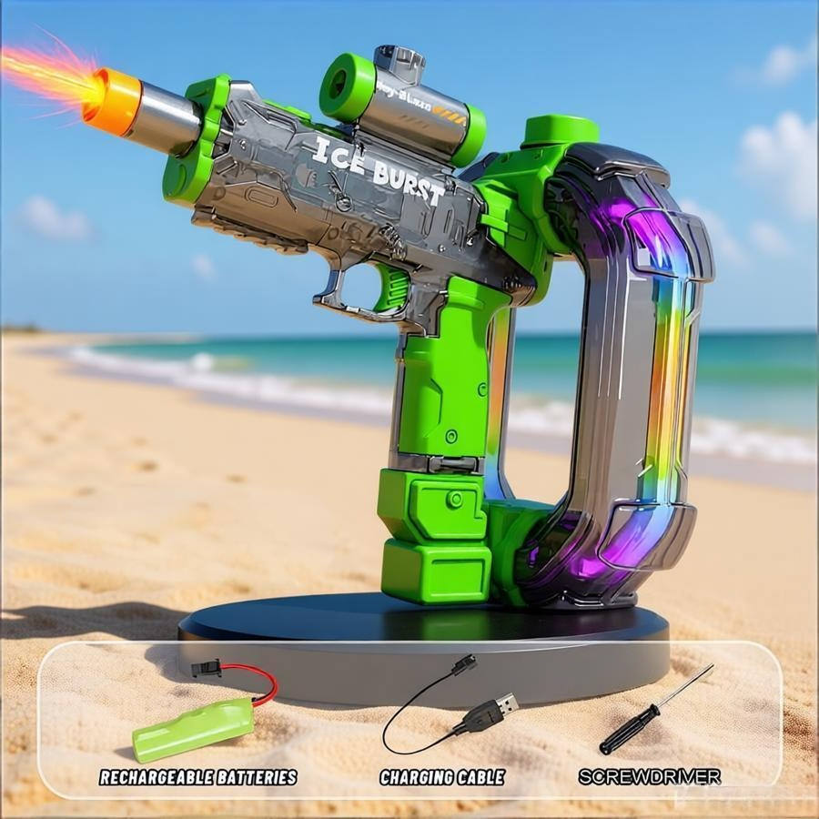 Water Gun Soaker - LED Ring-shaped Electric Water Guns Children