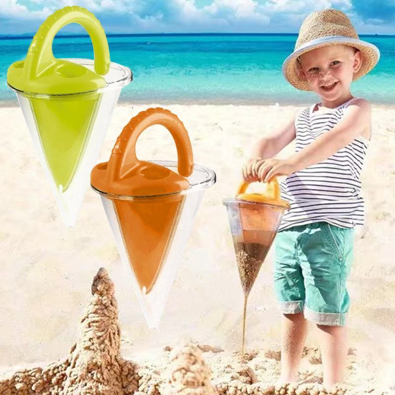 Kids Outdoor Toys - ~~Beach Children Wash Sand Overflow Funnel