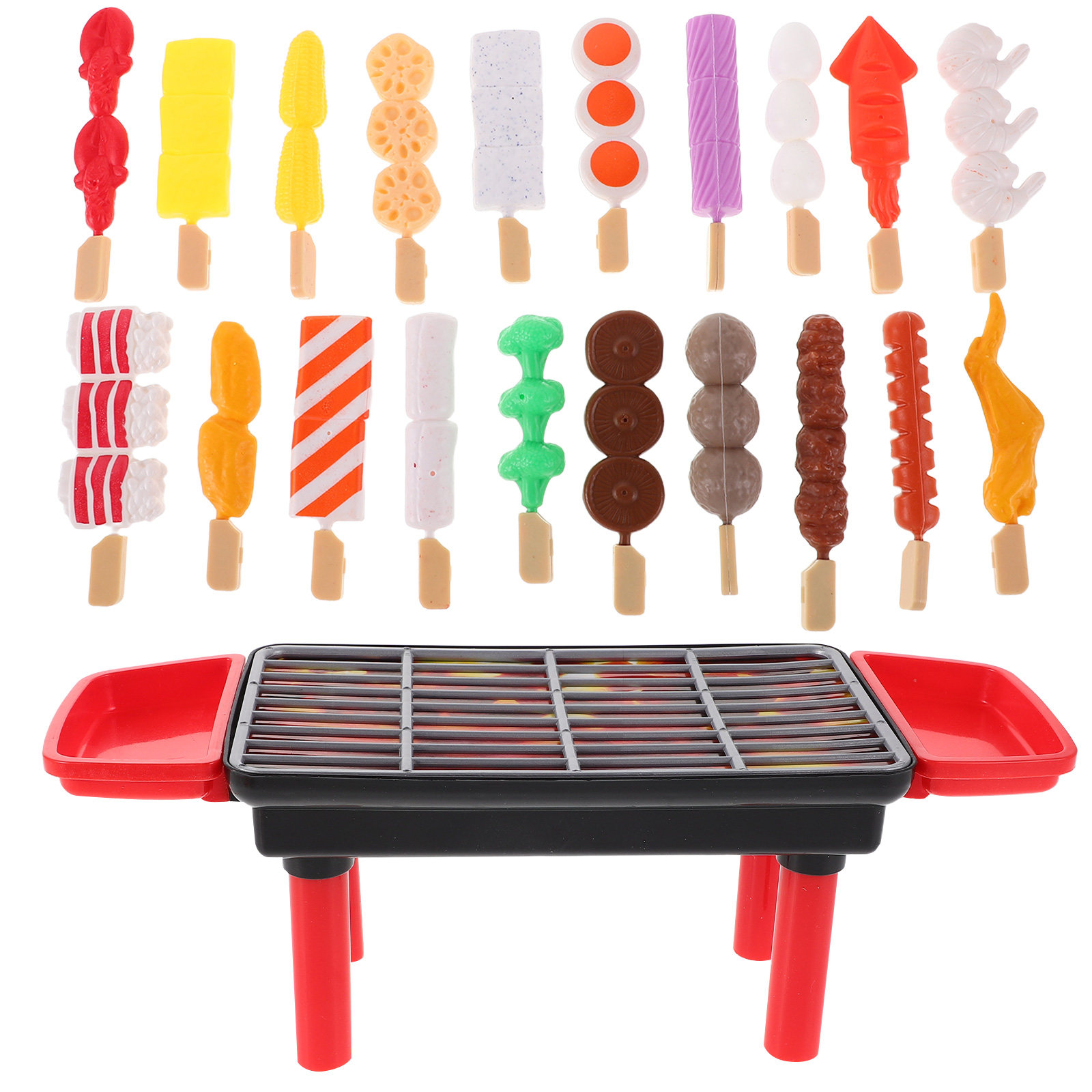 Kids Outdoor Grill Set - 20Pcs Kids Bbq Grill Set Realistic