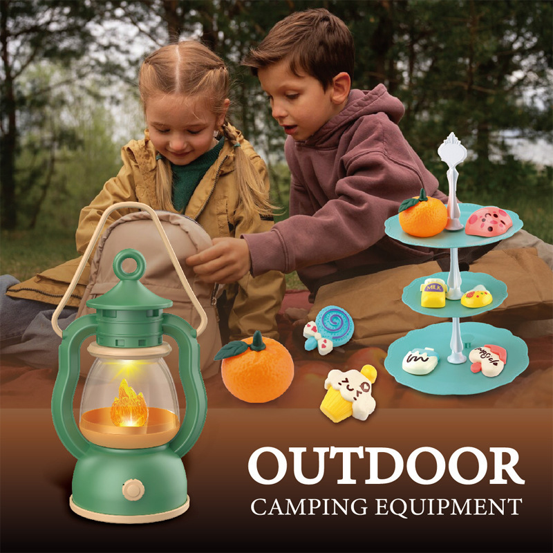 Kids Outdoor Kit - Kids Camping Set Campfire Pretend Play