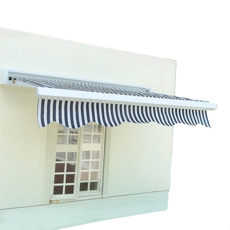 Kids Outdoor Doll House - 1/12 Dollhouse Simulation Awning Model Dollhouse