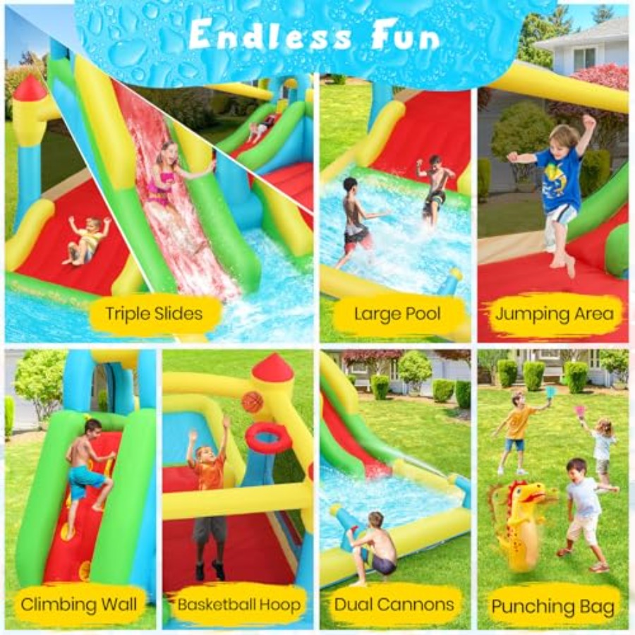 Outdoor/Indoor inflatable wate - Kids Outdoor Water Slide 评论和价格