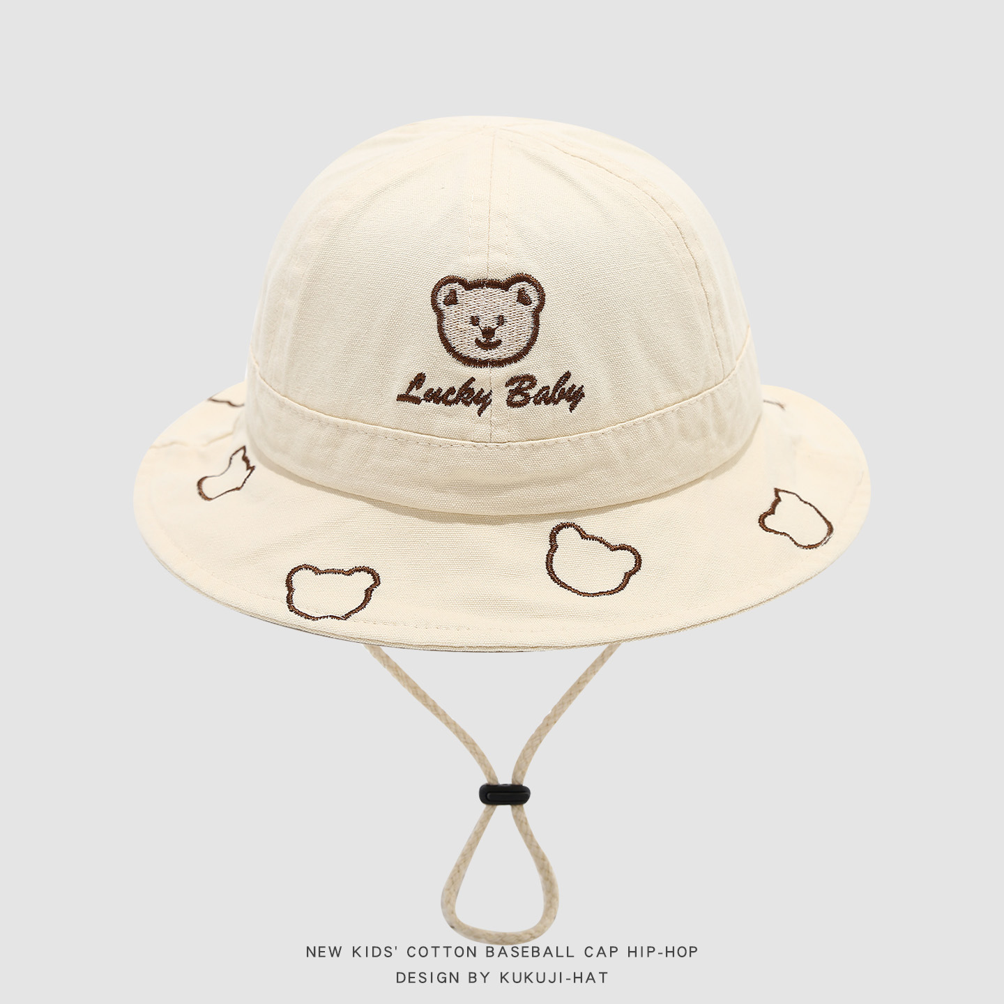2026 Cute Cartoon Bear Baby Bu - Kids Outdoor Hat 评论和价格
