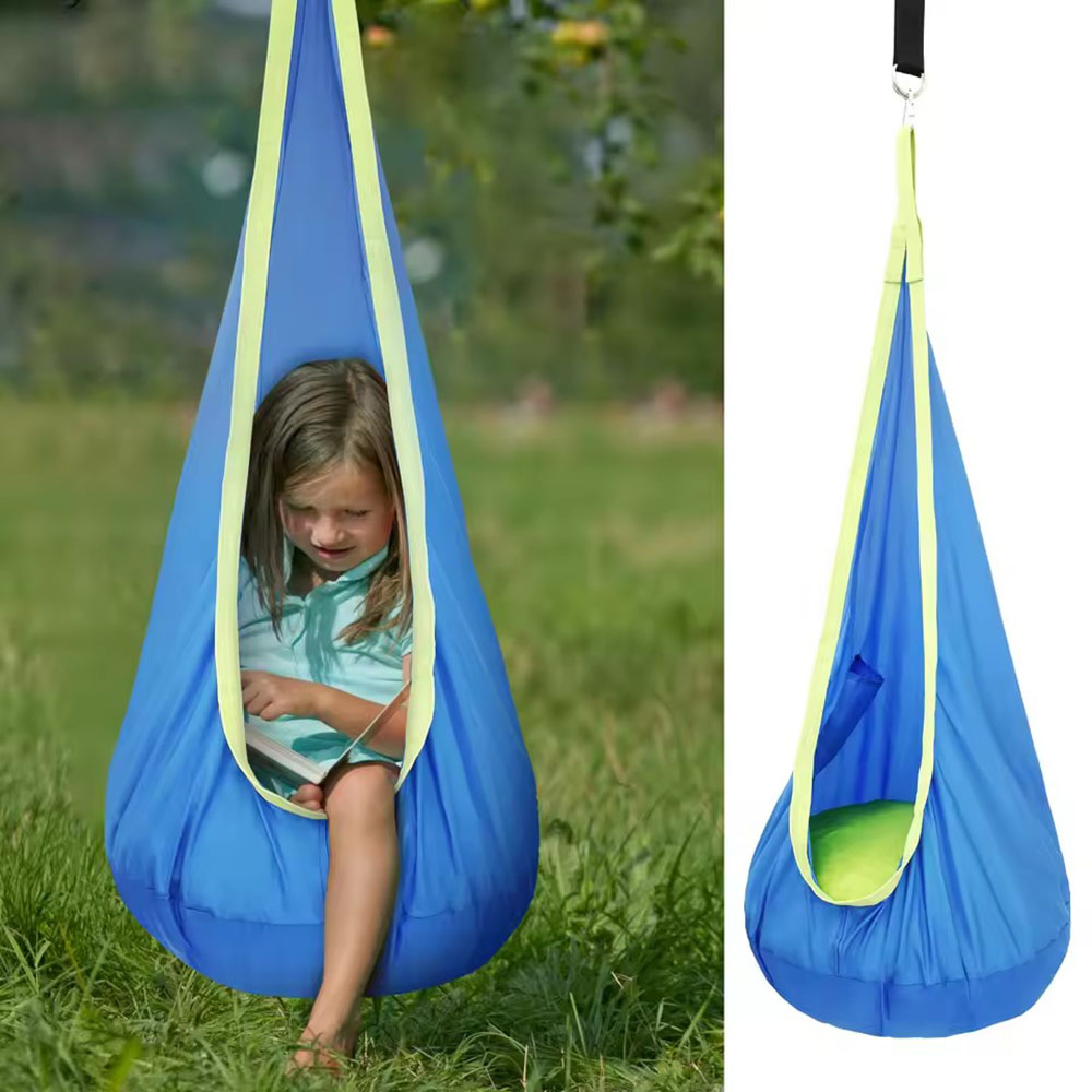 Kids Pod Swing Seat Nylon Hang - Kids Outdoor Swing Set 评论和价格