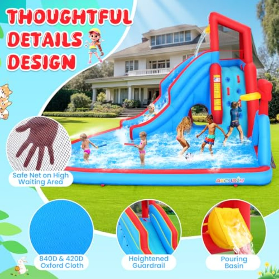 Backyard outdoor water slide i - Kids Outdoor Water Park 评论和价格