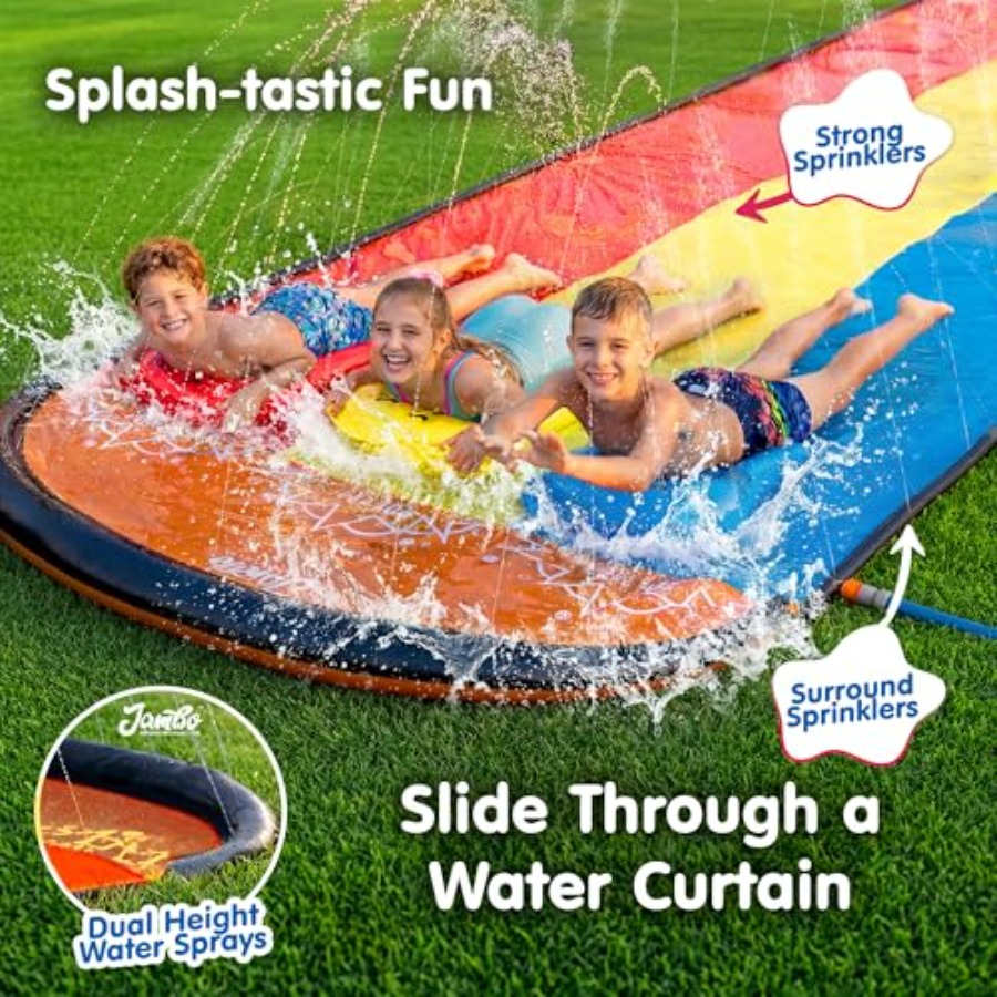 Backyard outdoor water fun for - Kids Outdoor Water Slide 评论和价格