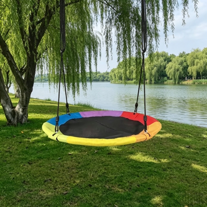 Circular Oxford Net Canvas Kid - Kids Outdoor Swing Set 评论和价格