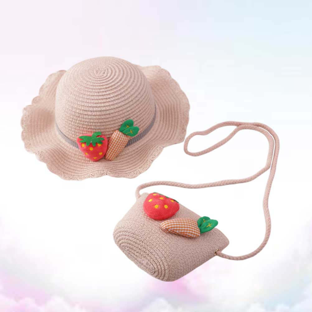 1Set Kids Straw Sun Protection - Kids Outdoor Hat 评论和价格