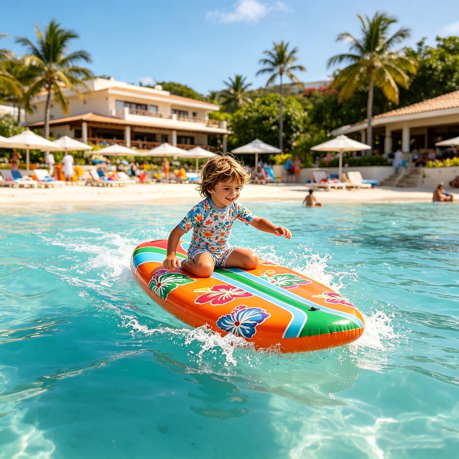 Blow Up Surf Board 2 Pieces Po - Kids Outdoor Games 评论和价格