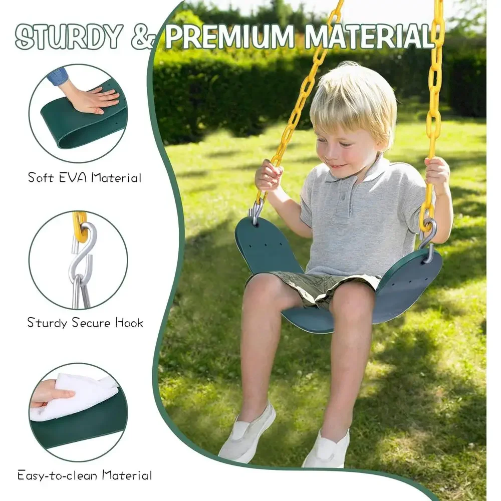 Outdoor Combo Swing Set with R - Kids Outdoor Swing Set 评论和价格