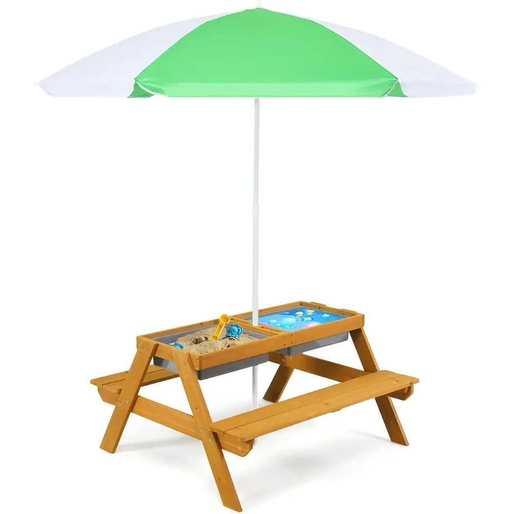 3-in-1 Height-Adjustable Umbre - Kids Outdoor Umbrella 评论和价格