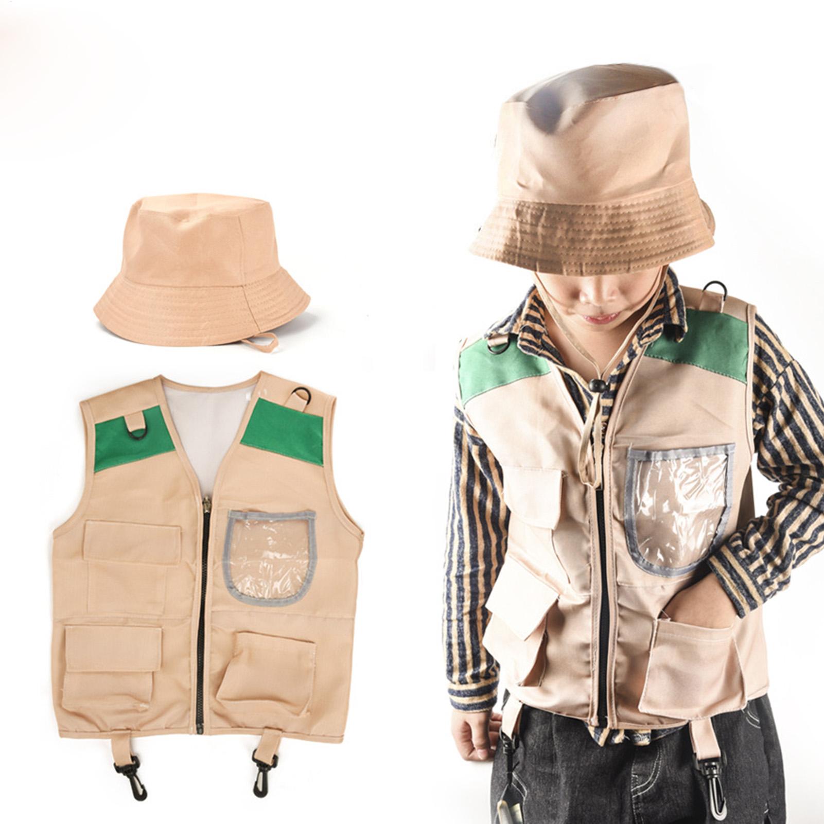 Kids Explorer hat and vest Cos - Kids Outdoor Umbrella 评论和价格