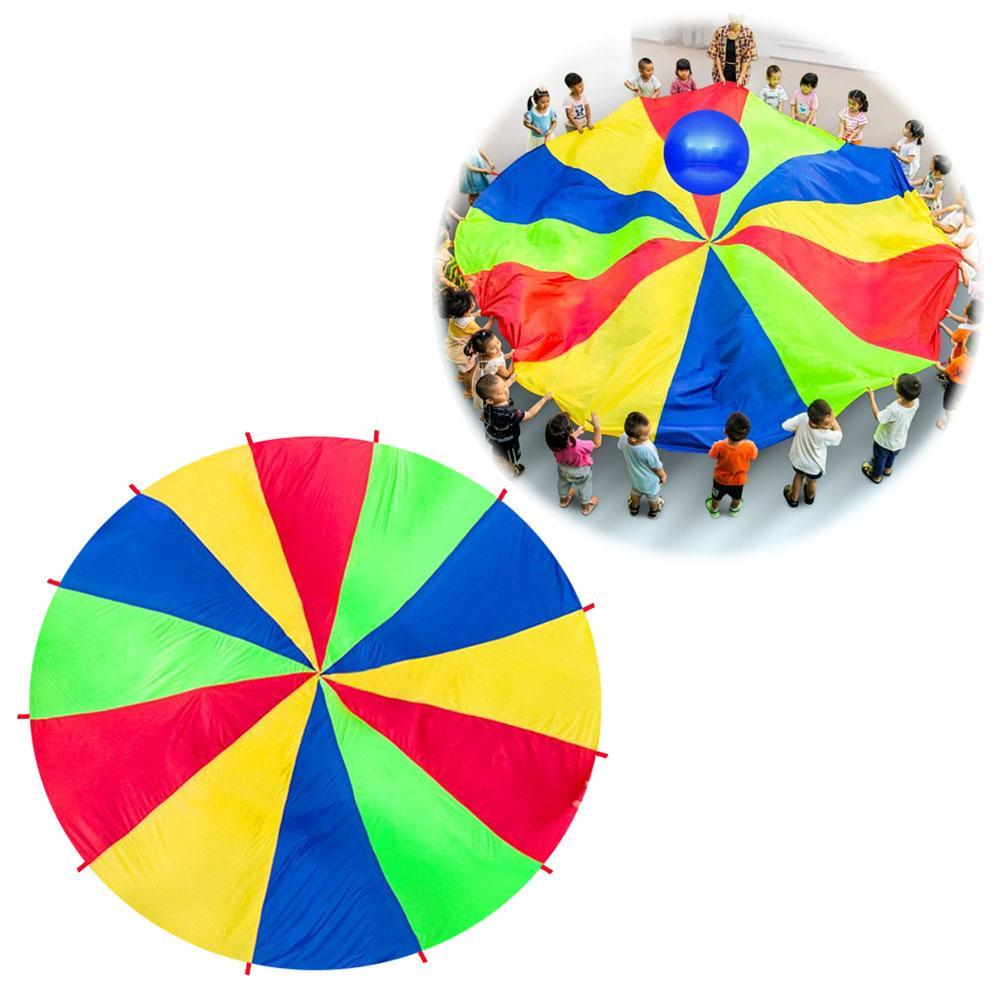 Rainbow Parachute Umbrella 2-6 - Kids Outdoor Umbrella 评论和价格