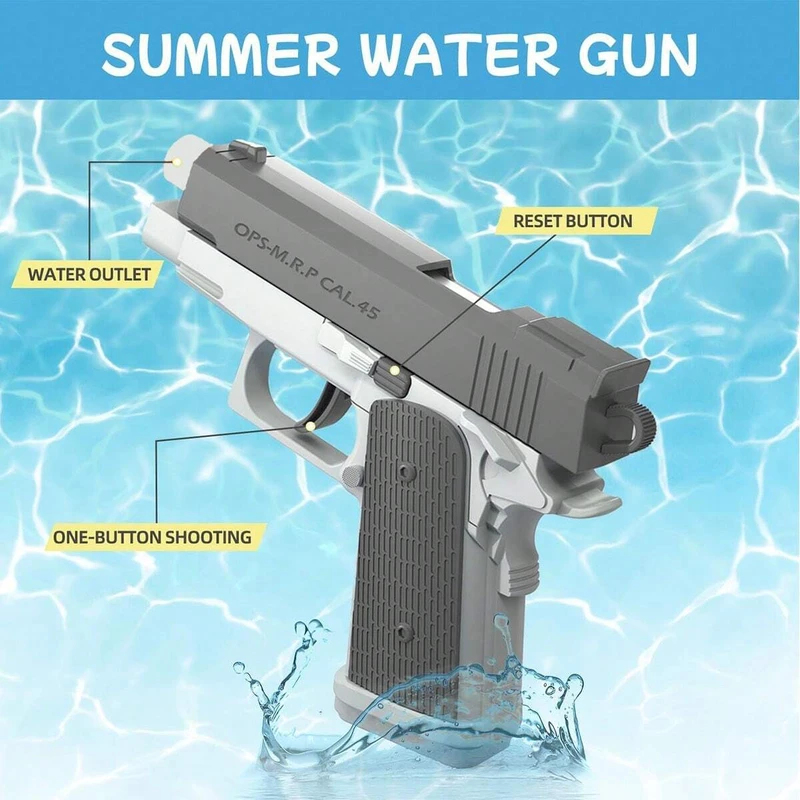 M1911 Water Guns Pistol Toy Sq - Water Gun Soaker 评论和价格