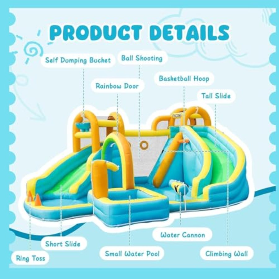 Backyard outdoor inflatable wa - Kids Outdoor Water Park 评论和价格