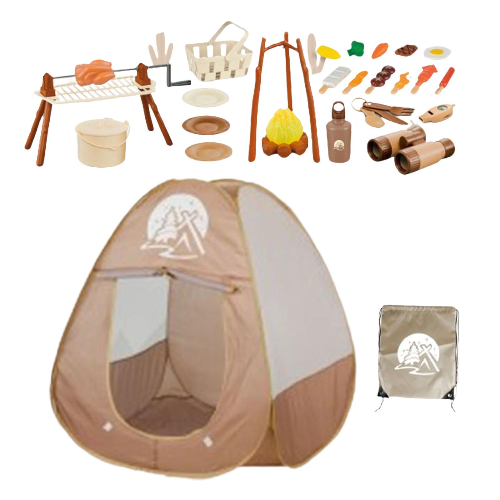34Pcs Kids Camping Set Picnic  - Kids Outdoor Grill Set 评论和价格