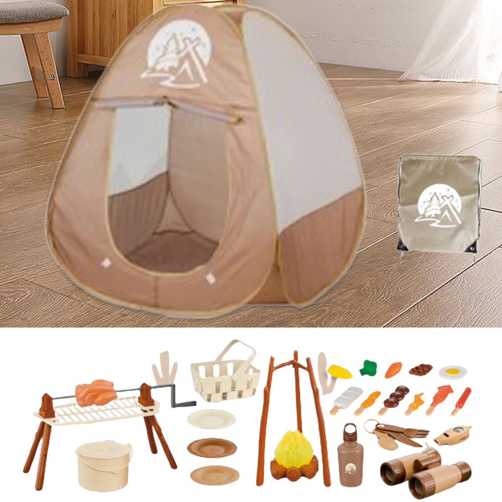 34Pcs Kids Camping Set Picnic  - Kids Outdoor Grill Set 评论和价格
