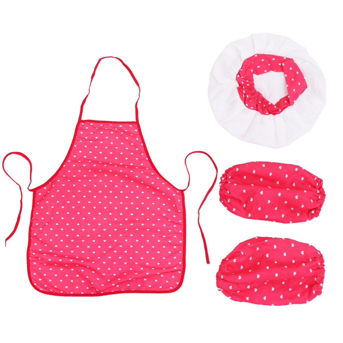 3Pcs Kids Chef Outfit Cotton M - Kids Outdoor Grill Set 评论和价格