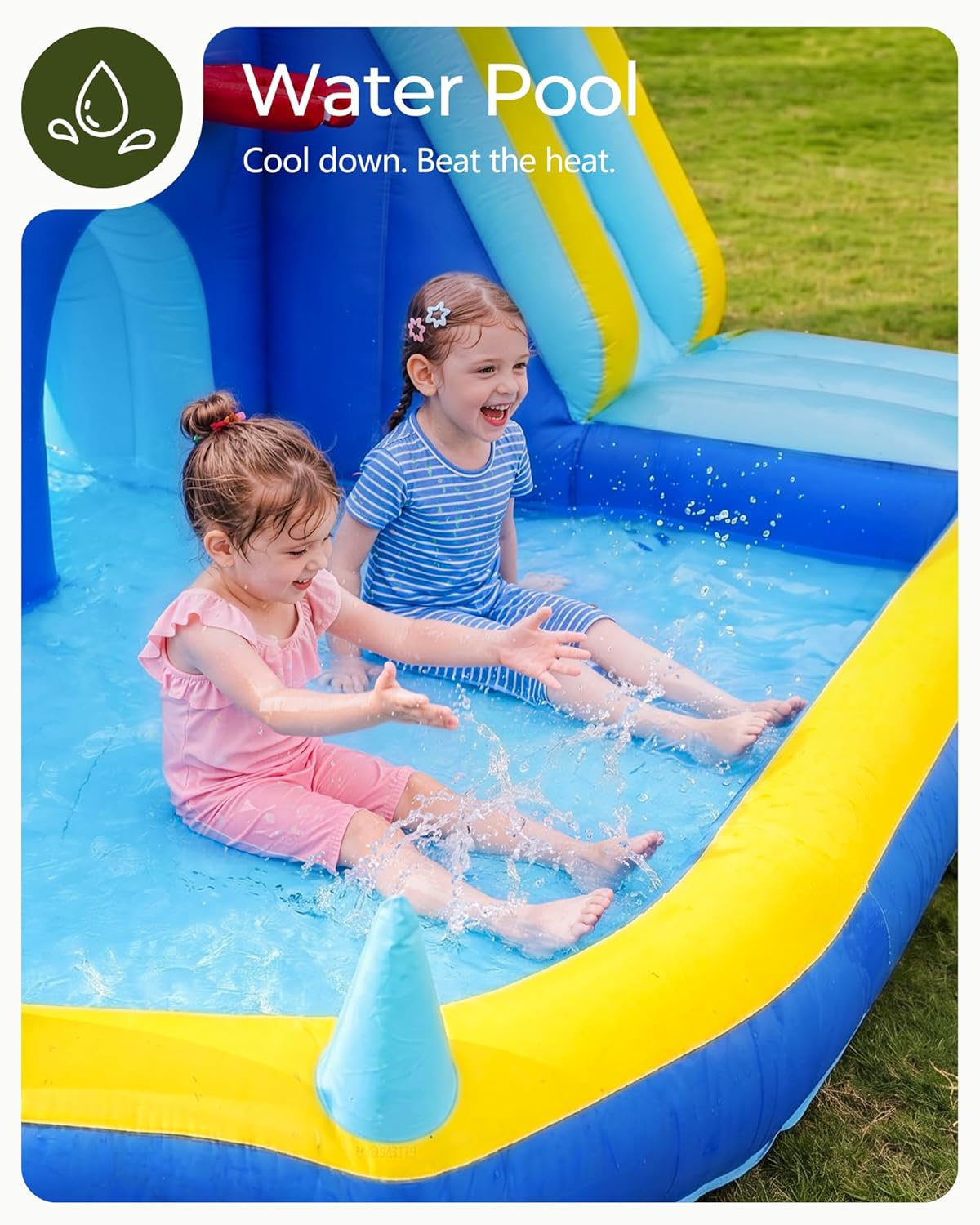 Kids Inflatable Water Slide Bo - Kids Outdoor House With Slide 评论和价格