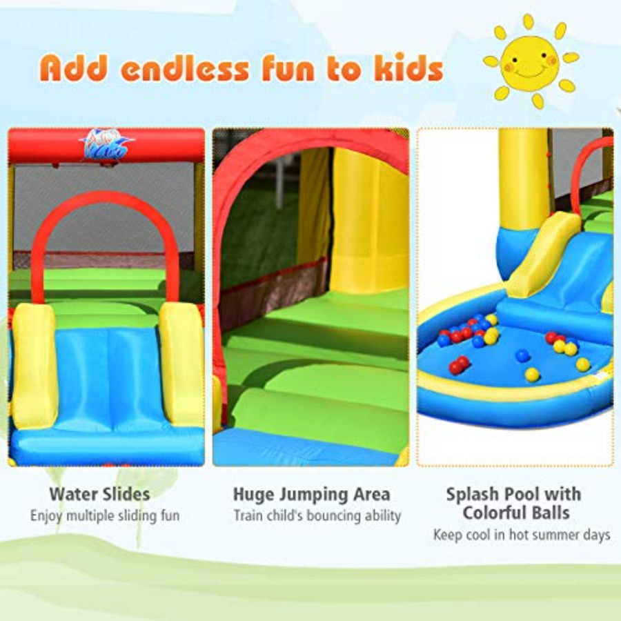 Outdoor backyard inflatable bo - Kids Outdoor Water Slide 评论和价格