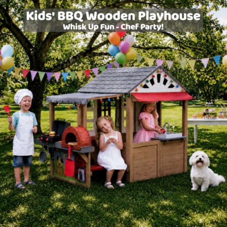Outdoor Playhouse For Kids Age - Kids Outdoor Grill Set 评论和价格