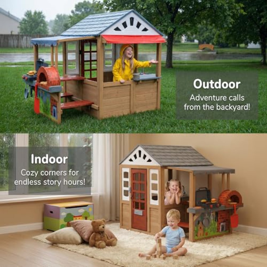 Outdoor Playhouse For Kids Age - Kids Outdoor Grill Set 评论和价格