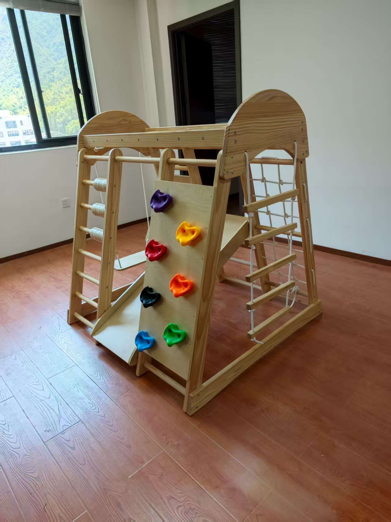 Wooden Kids Climbing Frame Lad - Kids Outdoor Ladder 评论和价格