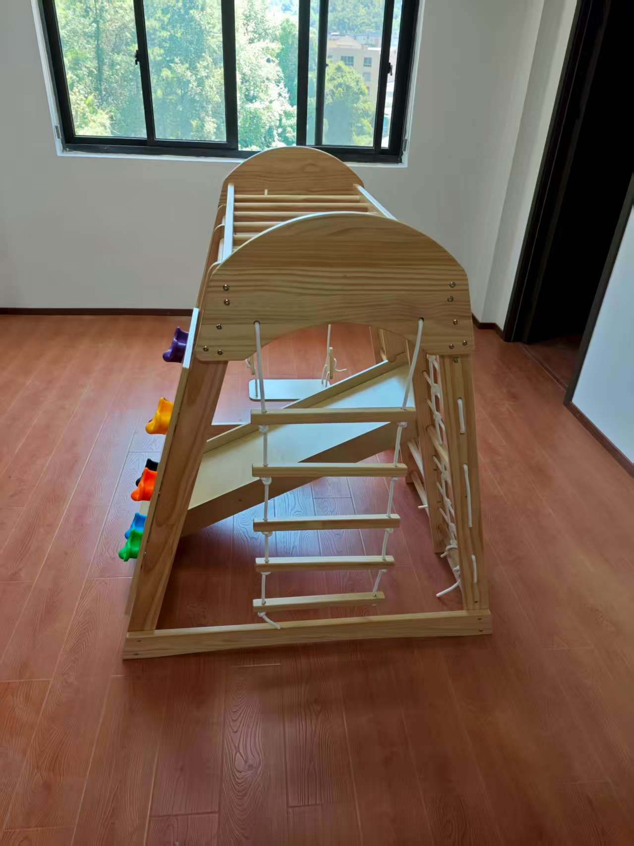 Wooden Kids Climbing Frame Lad - Kids Outdoor Ladder 评论和价格