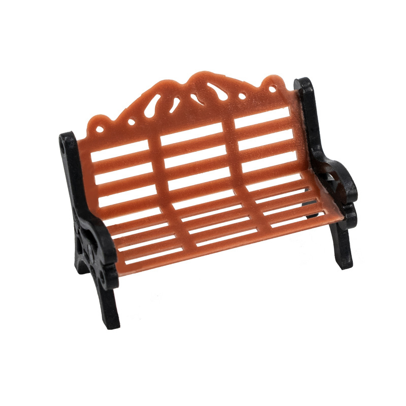 10PCS Miniature Park Bench Mod - Kids Outdoor Doll House 评论和价格