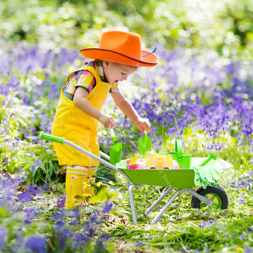 Kids Outdoor Wheelbarrow, Gree - Play Kids Outdoor 评论和价格