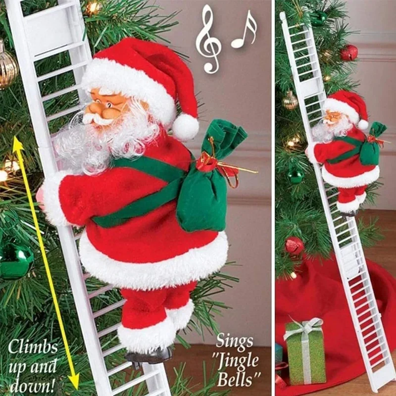 Electric Ladder Climbing Santa - Kids Outdoor Ladder 评论和价格