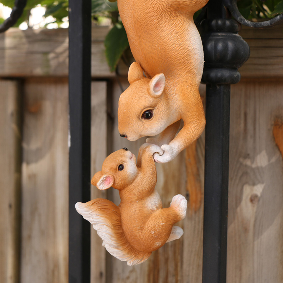 Mother Child Squirrel Resin Ha - Kids Outdoor Swing Set 评论和价格