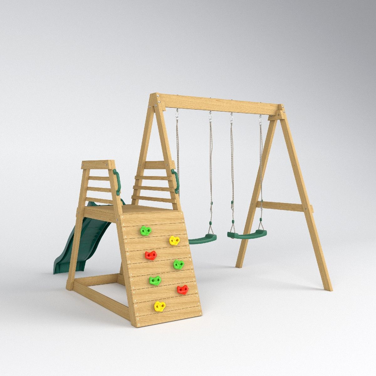 2026 Jungle Gym Slide Swing Ga - Kids Outdoor Swing Set 评论和价格