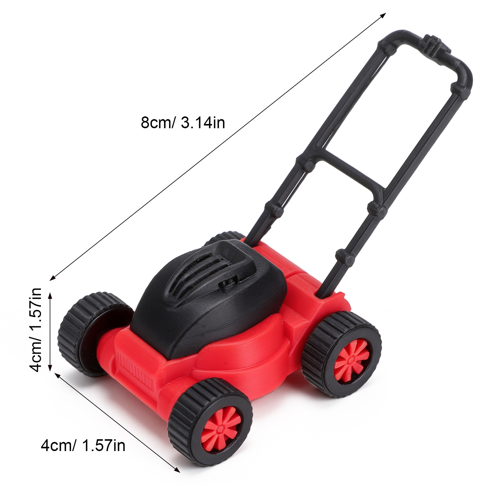 Dollhouse Mini Lawn Mower 1:18 - Kids Outdoor Doll House 评论和价格