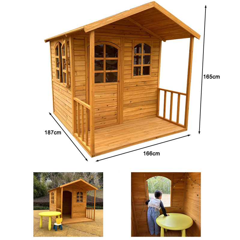 Hot Selling Eco Friendly Durab - Kids Outdoor Cubby House 评论和价格