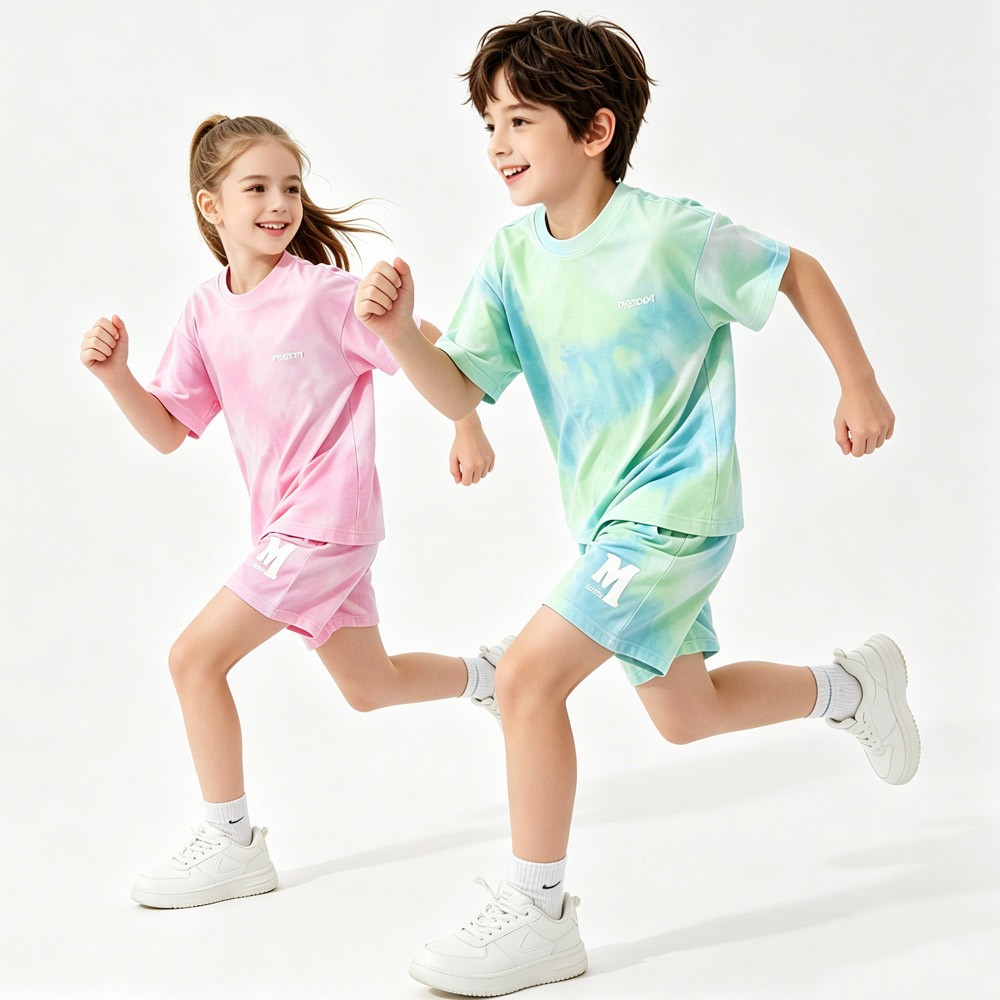 5-14Years Kids Sport Set Cotto - Kids Outdoor Wear 评论和价格