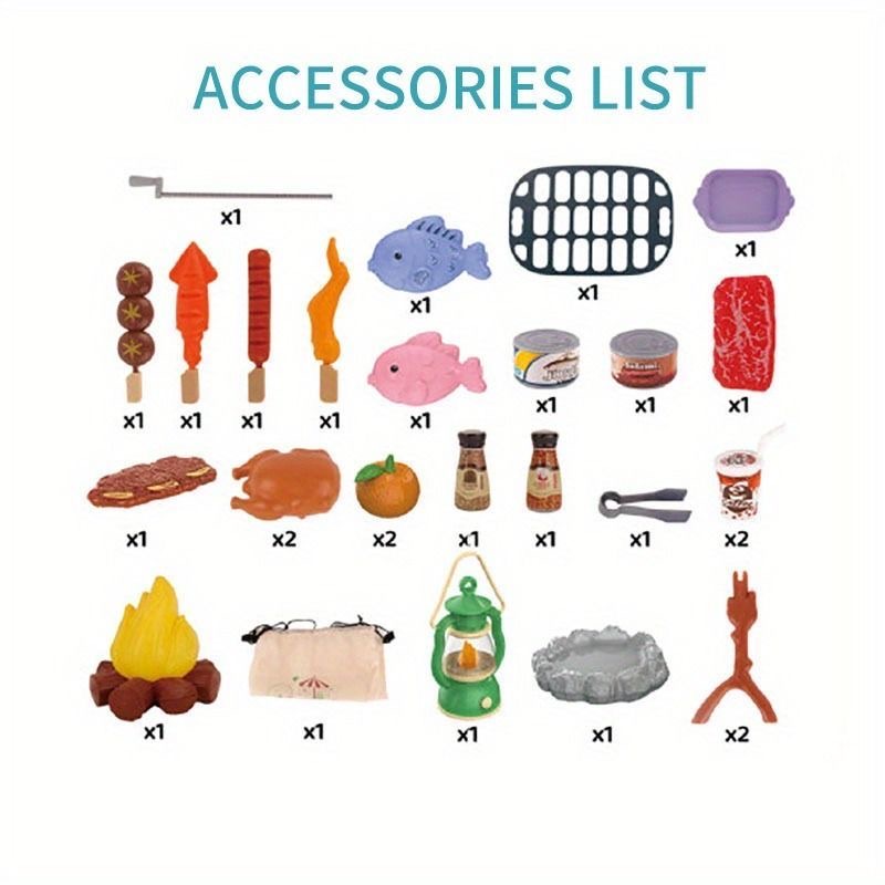 Kids Camping Play Set with LED - Kids Outdoor Grill Set 评论和价格