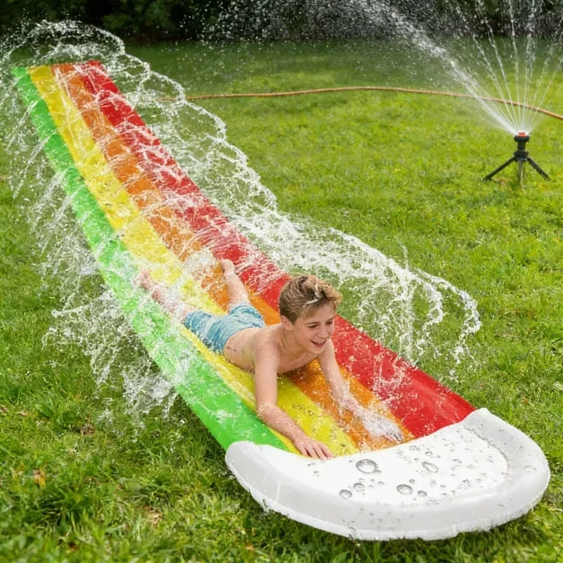 Summer Outdoor Inflatable Wate - Kids Outdoor Water Slide 评论和价格