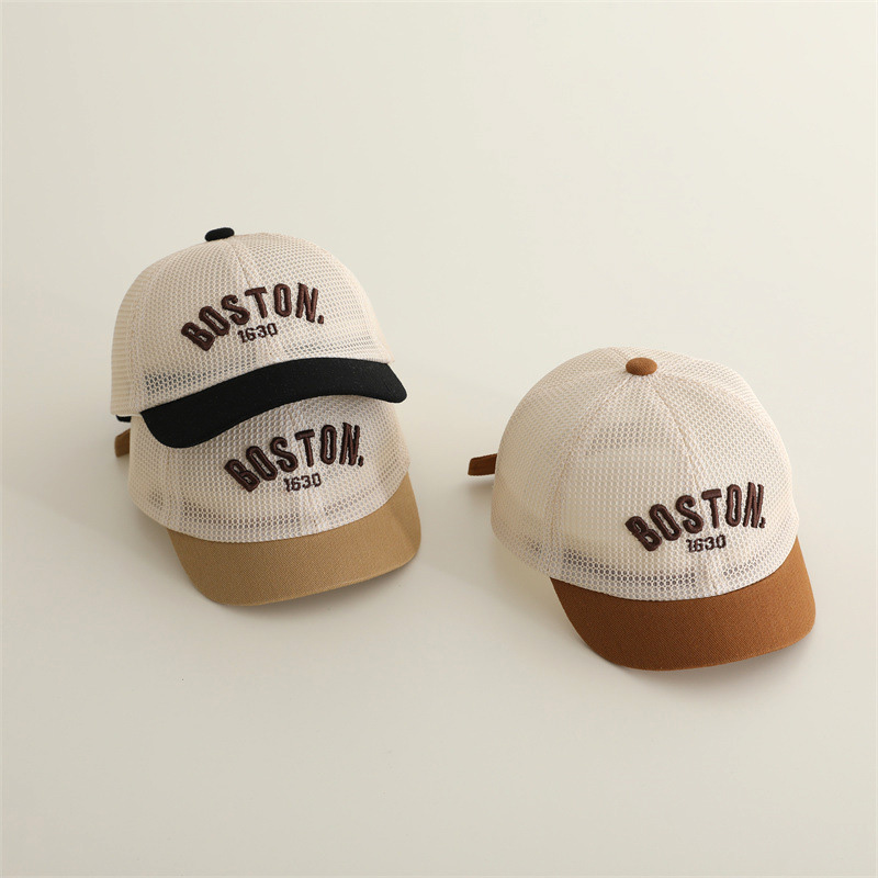 Letter Embroidered Baby Baseba - Kids Outdoor Hat 评论和价格