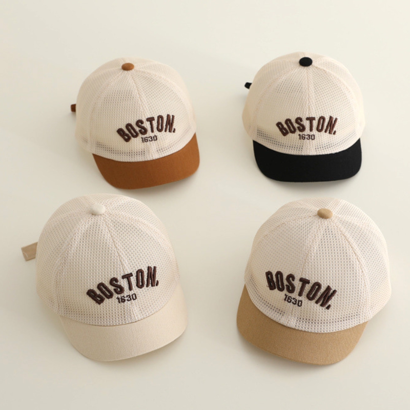 Letter Embroidered Baby Baseba - Kids Outdoor Hat 评论和价格