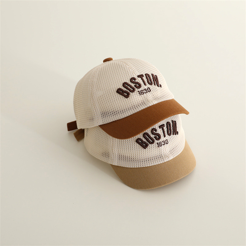 Letter Embroidered Baby Baseba - Kids Outdoor Hat 评论和价格