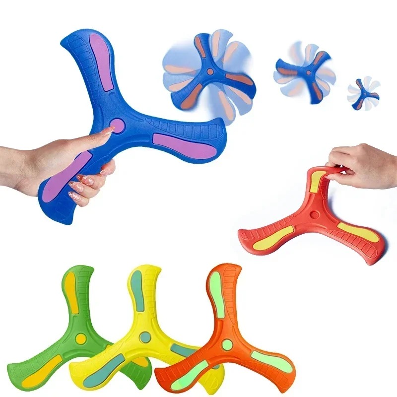 Children Boomerang Soft Three- - Kids Outdoor Toys 评论和价格