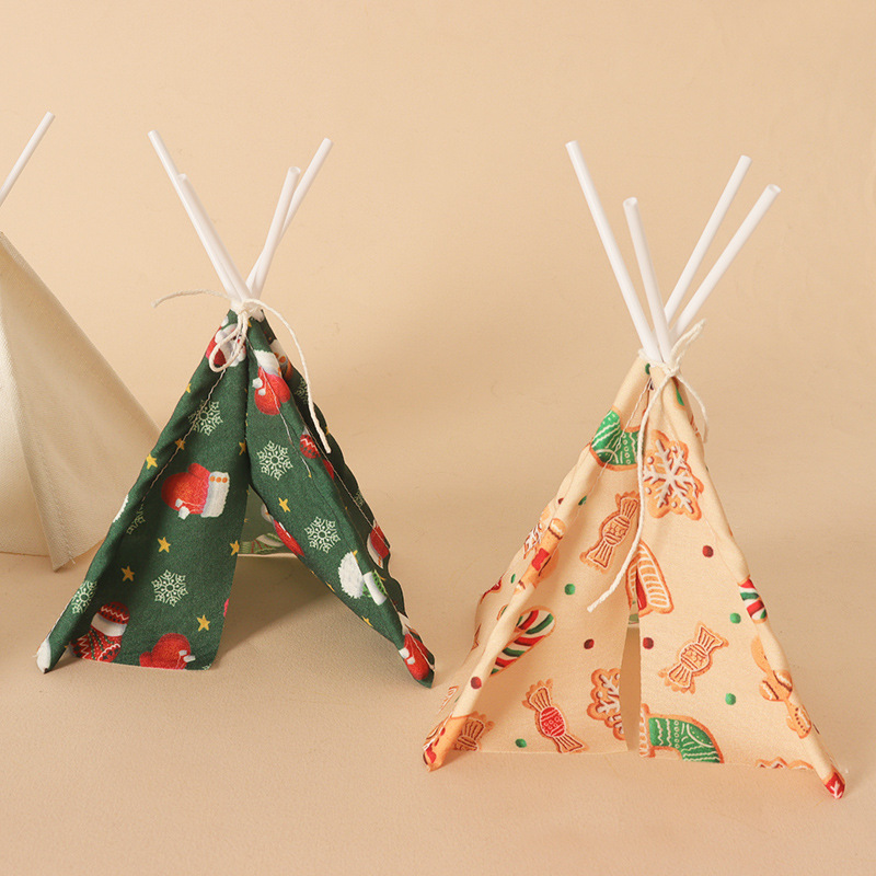Dollhouse Mini Christmas Campi - Kids Outdoor Doll House 评论和价格