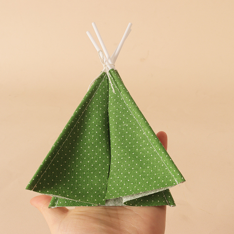 Dollhouse Mini Christmas Campi - Kids Outdoor Doll House 评论和价格