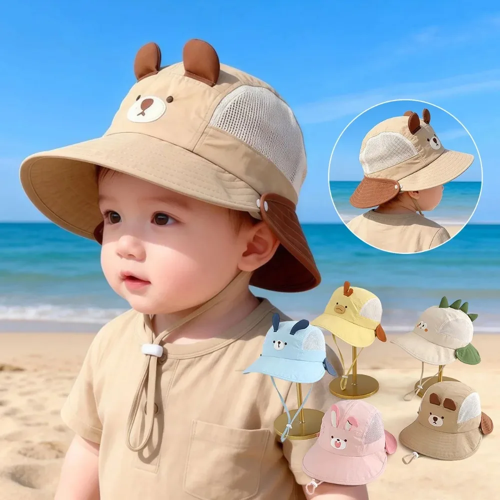Cute Cartoon Baby Fisherman Ha - Kids Outdoor Hat 评论和价格